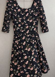 Chic Floral Print Midi Dress