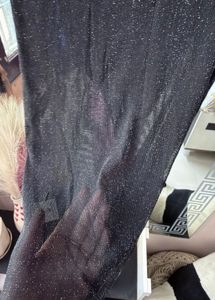 sparkly mesh maxi dress