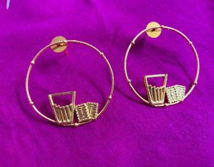 Tea & Biscuit Earrings