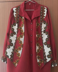 Elegant Maroon Kurta with Intricate Print