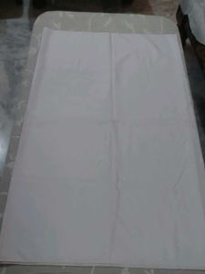 White Cotton Dress Material