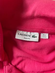 Pink Lacoste Polo Shirt