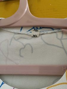 Drawstrings Face Print Ruched Crop Top