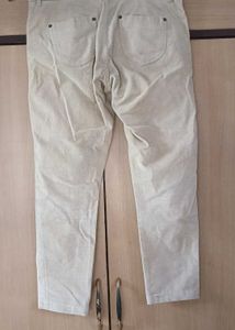 Cream Corduroy Pants 👖