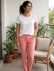 Coral Skinny Fit Jeans