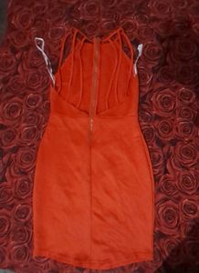 Vibrant Carol Halter Neck Bodycon Dress