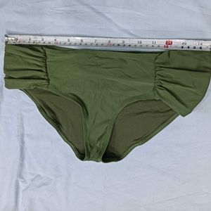 Olive Green ⚛️Ruched Bikini Bottom