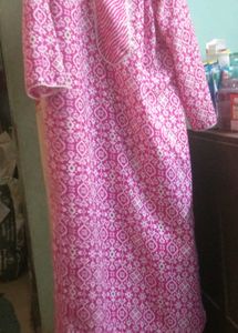 Pink Printed Kurti