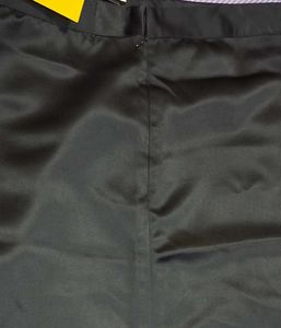 Sleek Satin Midi Skirt