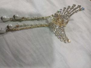 New Butterfly Silver Coated Diamond Clutch