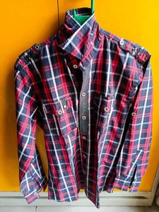 💯OG One Branded Metro-Plaid Men's Red Plai