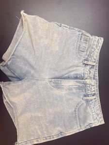 Light Wash Denim Shorts