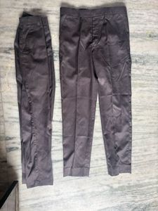 Grey Formal Women Trousers ( combo of 2)