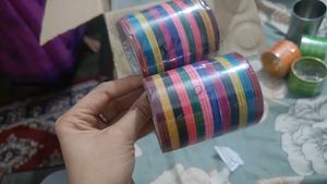 Colorful Stack of Bangles