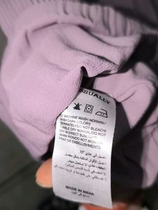 Lavender Cold Shoulder Top