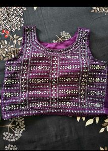 Purple Embellished Lehenga Choli