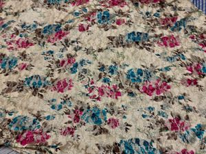 Floral Print Anarkali Gown