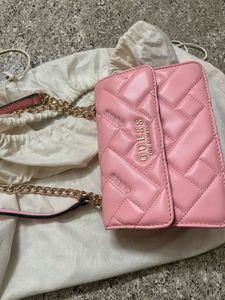 authentic Guess Pink shoulder Bag