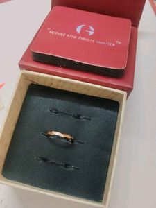 Rose Gold Diamond Ring 925 silver