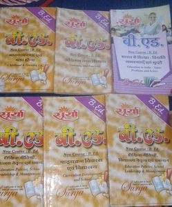 Surya B.Ed. Books - Set of 6
