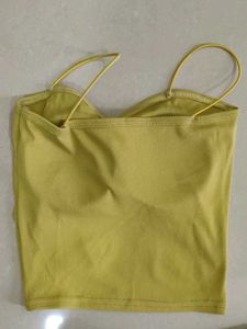 Cute Yellow Crop Top