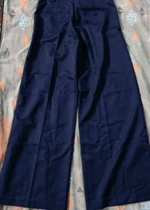 Classic Navy Wide Leg Pants