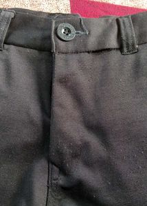 Men's Black Slim Fit Trousers