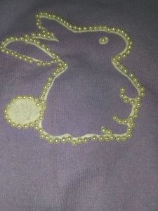 Cute Purple Bunny Sweater