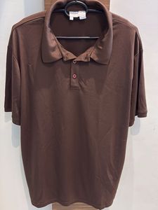 Men's Brown Polo Shirt