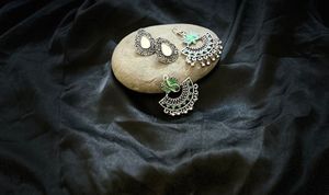 Combo Offer Oxidized Earrings