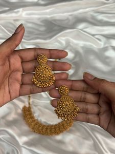 Gold-Toned Choker Set 🌸❤️
