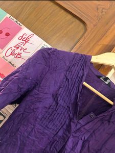 Purple Peplum Tunic