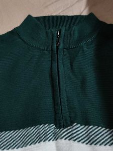 Color Block Half-Zip Sweater