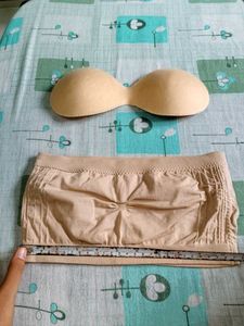 Strapless Padded Bra &amp; Bandeau Set
