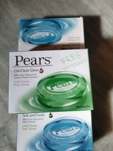New Packed Pears Glycerine Soap With Mint Extract.