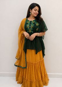 Beautiful Embroidered Lehenga Choli Set
