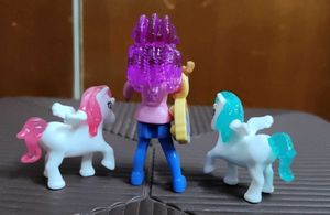 3 kinderjoy unicorn series toys
