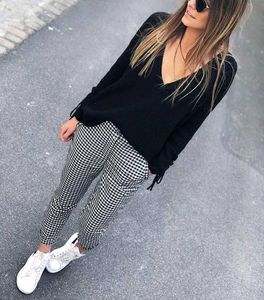 Checked Trouser