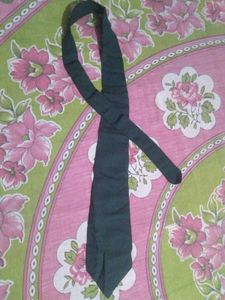 Black Satin Tie
