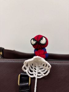 Handmade Spider-Man hanging