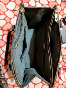 Hand Bag Wool Like Fabric