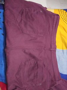 Woodland Burgundy Straight Leg Jeans UNI sex
