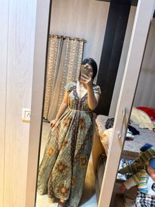 Bohemian Floral Maxi Dress🎀❤️🦋