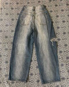 Distressed Wide Leg Jeans
