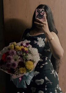 Black Floral Dress