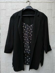 New with tag Korean black Shrug Cute