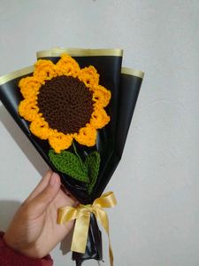 crochet sunflower