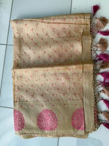 Pure Tusser Silk Saree