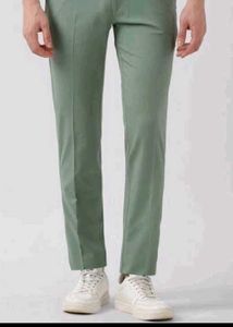 Men's Sage Green Formal Trousers