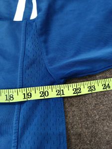 Men's Royal Blue Football Jersey #12